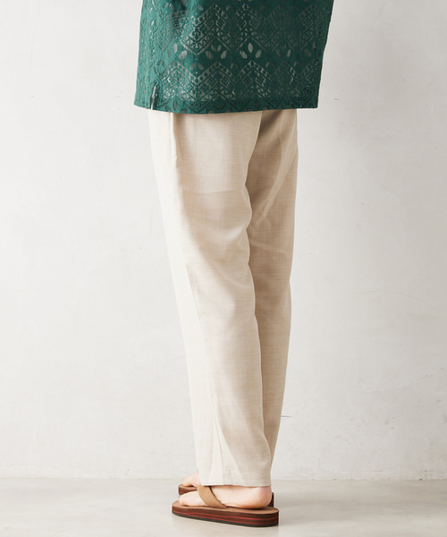 JOURNAL STANDARD relume（ジャーナルスタンダード　レリューム）の「Reflax ウォッシャブルスラックス（スラックス・メンズ・ブラック/オリーブ/ベージュ系その他/ネイビー・SMALL/MEDIUM/LARGE）」の9枚目の写真