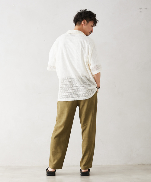 JOURNAL STANDARD relume(ジャーナルスタンダード レリューム)の「Reflax ウォッシャブルスラックス(スラックス・メンズ・ブラック/オリーブ/ベージュ系その他/ネイビー・SMALL/MEDIUM/LARGE)」の5枚目の写真