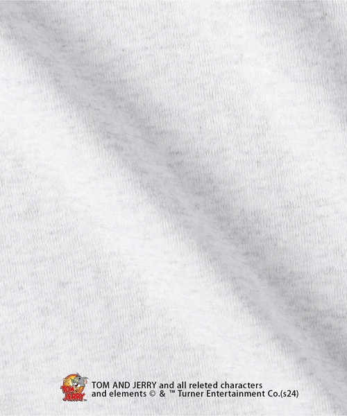 Right-on(ライトオン)の「【TOM and JERRY】ビンテージライクTシャツ(Tシャツ/カットソー・メンズ・ブラック/キナリ/ピンク/ホワイト・M/L/XL/S)」の11枚目の写真