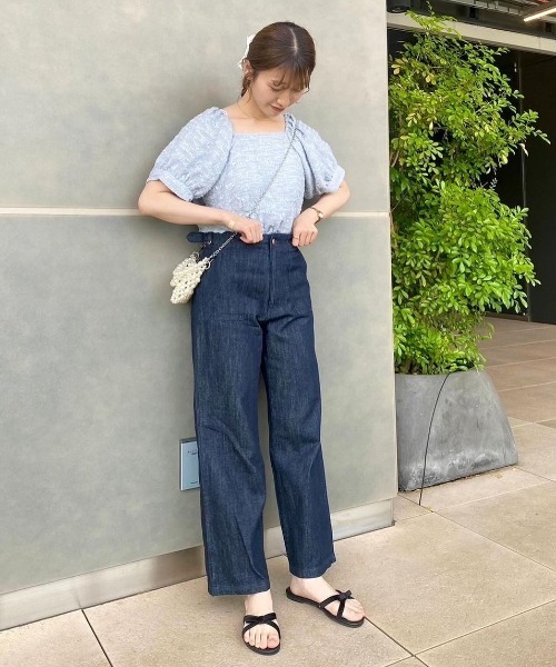 denim baker pants～ﾃﾞﾆﾑﾍﾞｲｶｰﾊﾟﾝﾂ | flower／フラワー公式通販
