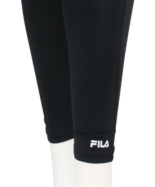 FILA（フィラ）の「【紫外線防止】【UVカット】【WEB限定】水陸両用キュロット付レギ2点【FILA】（ラッシュガード・レディース・ブラック・LARGE/MEDIUM/SMALL）」の8枚目の写真