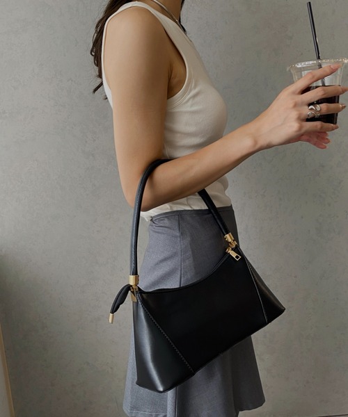 MYMOOD.（マイムード）の「レトロワンハンドルバッグ（ハンドバッグ・レディース・ブラウン/ブラック・FREE）」の22枚目の写真