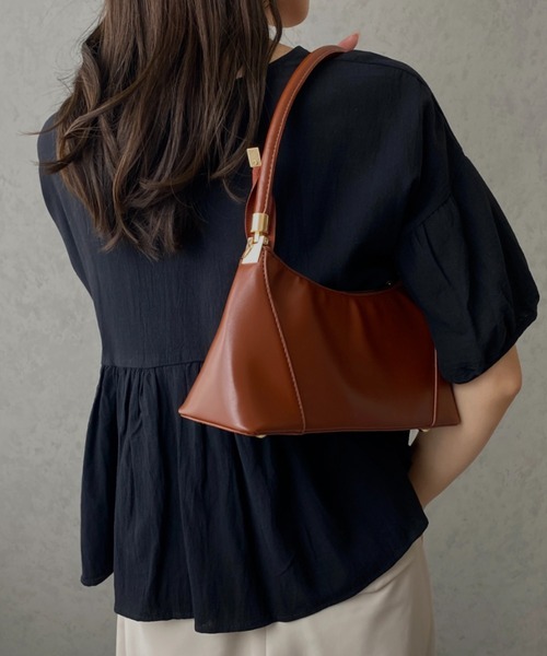 MYMOOD.（マイムード）の「レトロワンハンドルバッグ（ハンドバッグ・レディース・ブラウン/ブラック・FREE）」の15枚目の写真