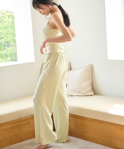 スナイデルホーム ミルキーテレコ 3点セット GREEN SNIDEL HOME（スナイデルホーム）の「ミルキーテレコセットアップ