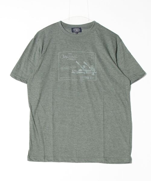FUNALIVE(ファンアライブ)の「アウトドアプリント半袖Tシャツ(Tシャツ/カットソー・メンズ・モスグリーン/チャコール/オレンジ/ベージュ/ブラウン/グリーン系/ベージュ系/マスタード・L/LL/M)」の13枚目の写真