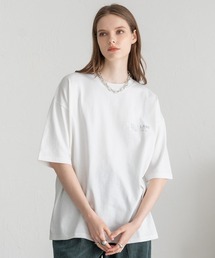 SILVER PRINT LOGO TSHIRT/シルバープリントロゴTシャツ