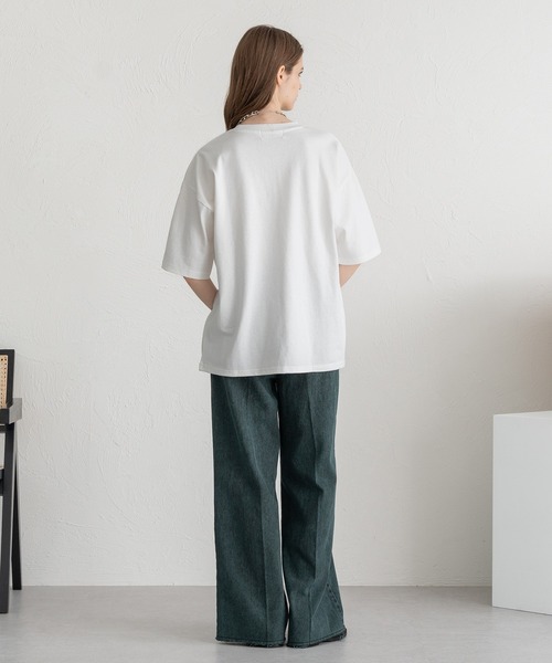 セール】SILVER PRINT LOGO TSHIRT/シルバープリントロゴTシャツ