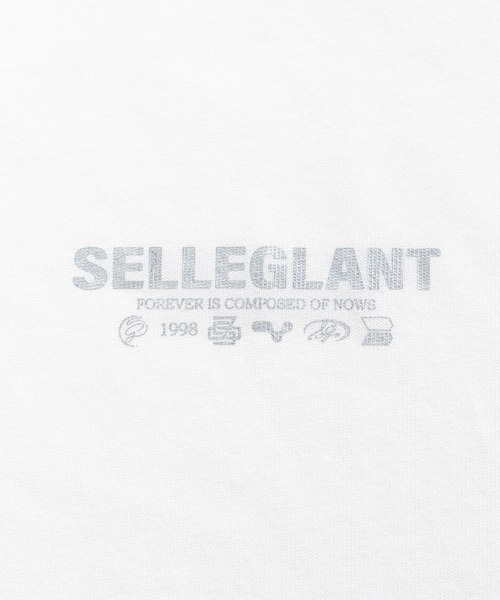 SELLE GLANT(セレグランテ)の「SILVER PRINT LOGO TSHIRT/シルバープリントロゴTシャツ(Tシャツ/カットソー・メンズ・ブラック/オフホワイト・LARGE/MEDIUM/SMALL)」の5枚目の写真