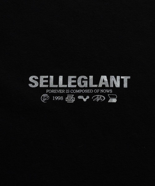 SELLE GLANT(セレグランテ)の「SILVER PRINT LOGO TSHIRT/シルバープリントロゴTシャツ(Tシャツ/カットソー・メンズ・ブラック/オフホワイト・LARGE/MEDIUM/SMALL)」の9枚目の写真