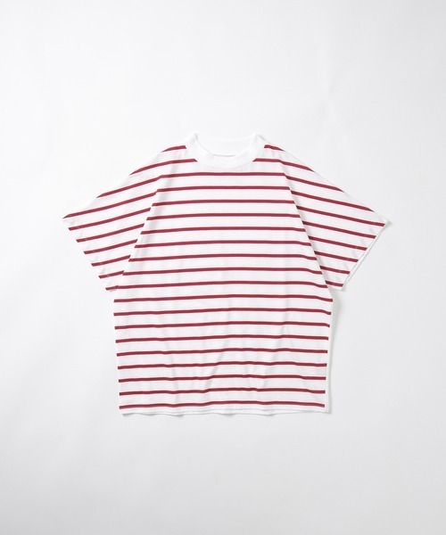 FACTOTUM(ファクトタム)の「【FACTOTUM】Premium Cotton 2WAY S/S(Tシャツ/カットソー・メンズ・ブラック×グレー/ネイビー/ホワイト×レッド・48/46)」の7枚目の写真