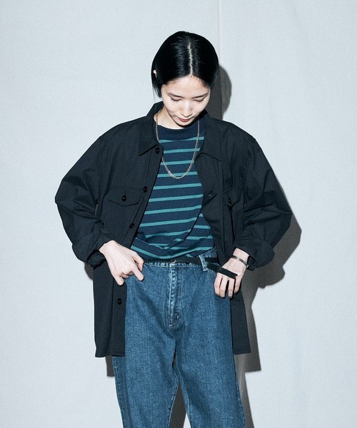 FACTOTUM(ファクトタム)の「【FACTOTUM】Premium Cotton 2WAY S/S(Tシャツ/カットソー・メンズ・ブラック×グレー/ネイビー/ホワイト×レッド・48/46)」の22枚目の写真