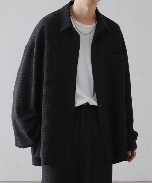 epnok（エプノック）の「長袖シャツ（シャツ/ブラウス・メンズ・ブラック・LARGE）」の5枚目の写真