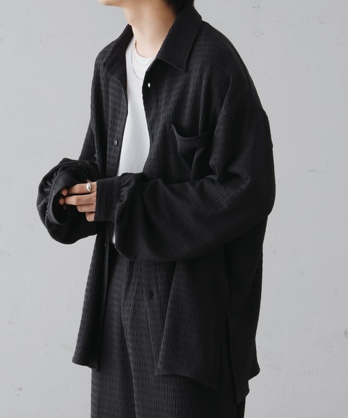 epnok（エプノック）の「長袖シャツ（シャツ/ブラウス・メンズ・ブラック・LARGE）」の6枚目の写真