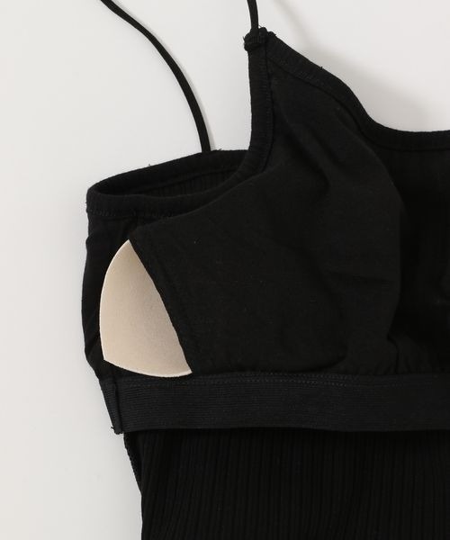 mysty woman（ミスティウーマン）の「カップツキショートキャミ　137959（キャミソール・レディース・オフホワイト/ブラック・FREE）」の10枚目の写真