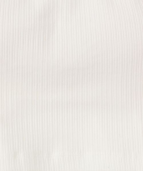 mysty woman（ミスティウーマン）の「カップツキショートキャミ　137959（キャミソール・レディース・オフホワイト/ブラック・FREE）」の11枚目の写真