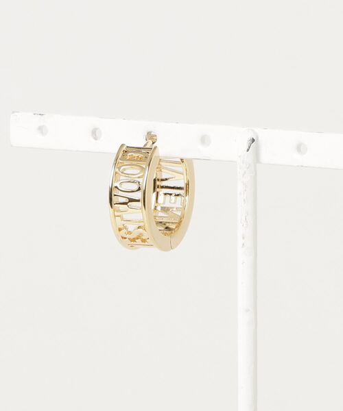 Vivienne Westwood MAN（ヴィヴィアンウエストウッドマン）の「“MAN WESTMINSTER” シングル フープピアス【249828 ST52】（ピアス（片耳用）・メンズ・ゴールド/ガンメタ・FREE）」の8枚目の写真