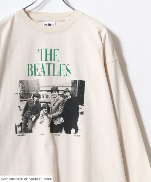 【セール】2024AW THE Beatles/ザ ビートルズ フォトプリントロンT 長袖 レディース メンズ（Tシャツ/カットソー）｜The Beatles（ザビートルズ）