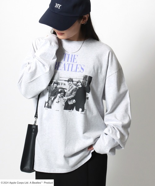 【セール】2024AW THE Beatles/ザ ビートルズ フォトプリントロンT 長袖 レディース メンズ（Tシャツ/カットソー）｜The Beatles（ザビートルズ）
