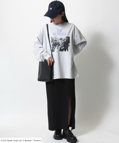 【セール】2024AW THE Beatles/ザ ビートルズ フォトプリントロンT 長袖 レディース メンズ（Tシャツ/カットソー）｜The Beatles（ザビートルズ）