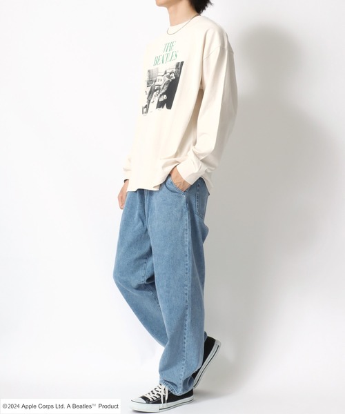 【セール】2024AW THE Beatles/ザ ビートルズ フォトプリントロンT 長袖 レディース メンズ（Tシャツ/カットソー）｜The Beatles（ザビートルズ）