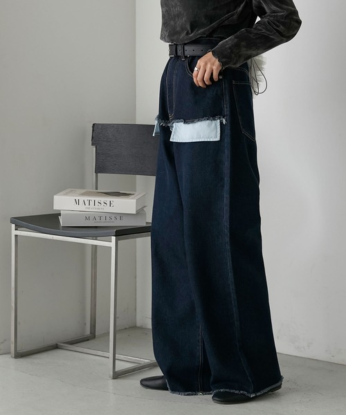 オーダーメイド　is 2012〜 30% forksy.】カットオフダメージデニムパンツ forksy.│MONO-MART