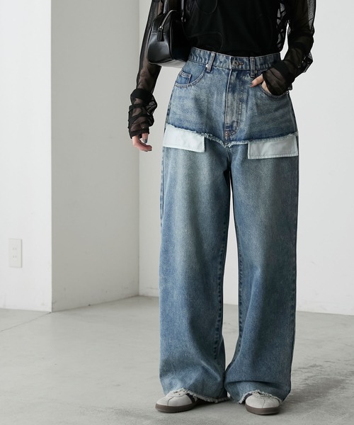 forksy.】カットオフダメージデニムパンツ forksy.│MONO-MART