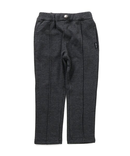 apres les cours（アプレレクール）の「【リンク】センタープレスジャガードパンツ（その他パンツ・キッズ・チェック/ブラック・120/110/100/90/130/80）」の13枚目の写真