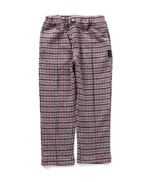 apres les cours（アプレレクール）の「【リンク】センタープレスジャガードパンツ（その他パンツ・キッズ・チェック/ブラック・120/110/100/90/130/80）」の18枚目の写真