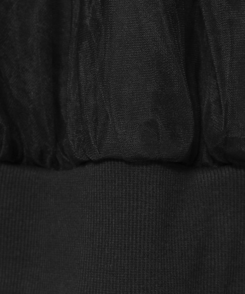 HARE（ハレ）の「チュールレイヤードビッグスウェット(HARE)（スウェット・レディース・グリーン/ブラック/パープル・FREE）」の22枚目の写真