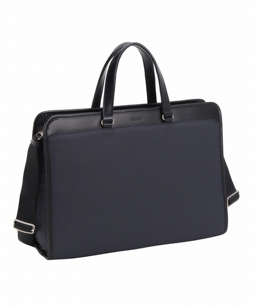 MACKINTOSH PHILOSOPHY(マッキントッシュ フィロソフィー)の「マッキントッシュ フィロソフィー バルミニック ブリーフケース B4 14.0インチPC 17656(ビジネスバッグ・メンズ・ブラック/ネイビー・FREE)」の2枚目の写真
