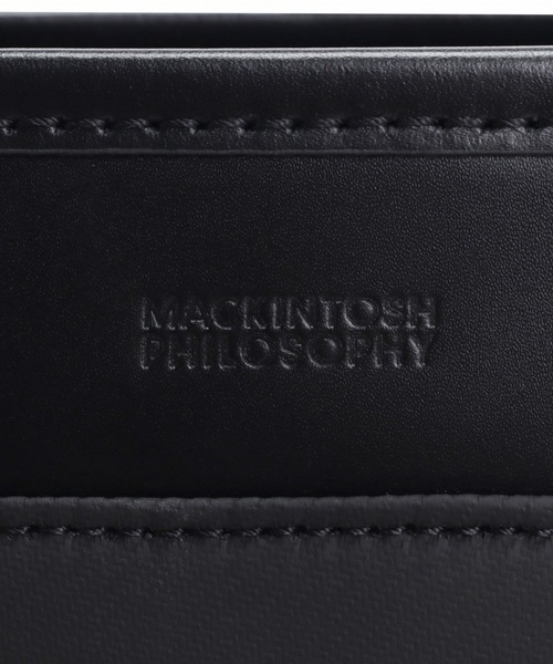 MACKINTOSH PHILOSOPHY(マッキントッシュ フィロソフィー)の「マッキントッシュ フィロソフィー バルミニック ブリーフケース B4 14.0インチPC 17656(ビジネスバッグ・メンズ・ブラック/ネイビー・FREE)」の6枚目の写真