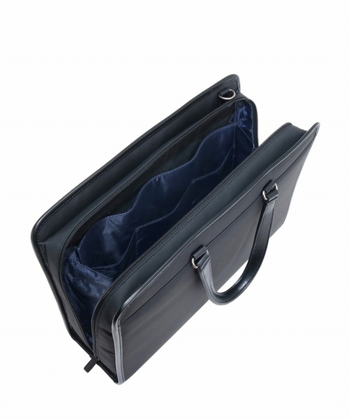 MACKINTOSH PHILOSOPHY(マッキントッシュ フィロソフィー)の「マッキントッシュ フィロソフィー バルミニック ブリーフケース B4 14.0インチPC 17656(ビジネスバッグ・メンズ・ブラック/ネイビー・FREE)」の8枚目の写真