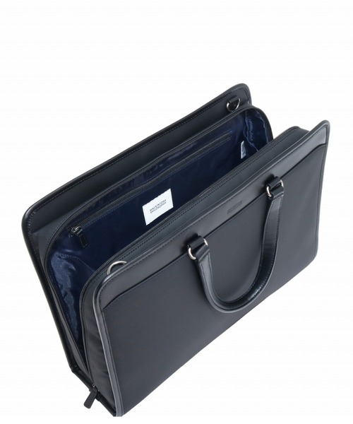 MACKINTOSH PHILOSOPHY(マッキントッシュ フィロソフィー)の「マッキントッシュ フィロソフィー バルミニック ブリーフケース B4 14.0インチPC 17656(ビジネスバッグ・メンズ・ブラック/ネイビー・FREE)」の9枚目の写真