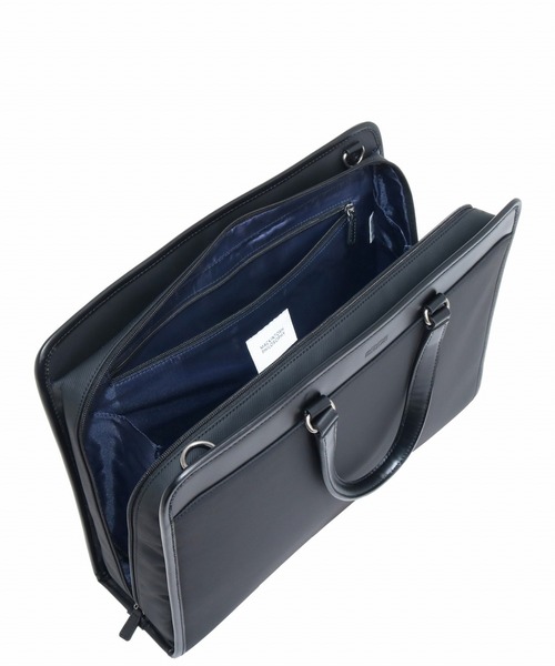 MACKINTOSH PHILOSOPHY(マッキントッシュ フィロソフィー)の「マッキントッシュ フィロソフィー バルミニック ブリーフケース B4 14.0インチPC 17656(ビジネスバッグ・メンズ・ブラック/ネイビー・FREE)」の10枚目の写真