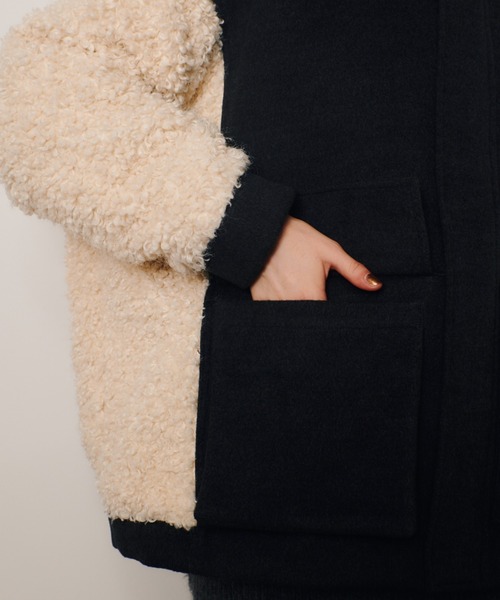 manana suerte（マニャーナスエルテ）の「SPECIAL EDITION ファー切替ブルゾン（ブルゾン・レディース・レオパード/ブラック/グレー・FREE）」の5枚目の写真