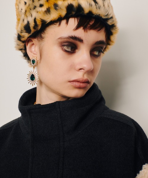 manana suerte（マニャーナスエルテ）の「SPECIAL EDITION ファー切替ブルゾン（ブルゾン・レディース・レオパード/ブラック/グレー・FREE）」の4枚目の写真