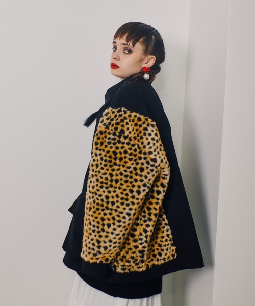 manana suerte（マニャーナスエルテ）の「SPECIAL EDITION ファー切替ブルゾン（ブルゾン・レディース・レオパード/ブラック/グレー・FREE）」の22枚目の写真