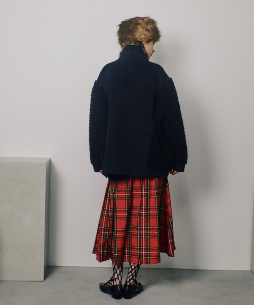 manana suerte（マニャーナスエルテ）の「SPECIAL EDITION ファー切替ブルゾン（ブルゾン・レディース・レオパード/ブラック/グレー・FREE）」の9枚目の写真