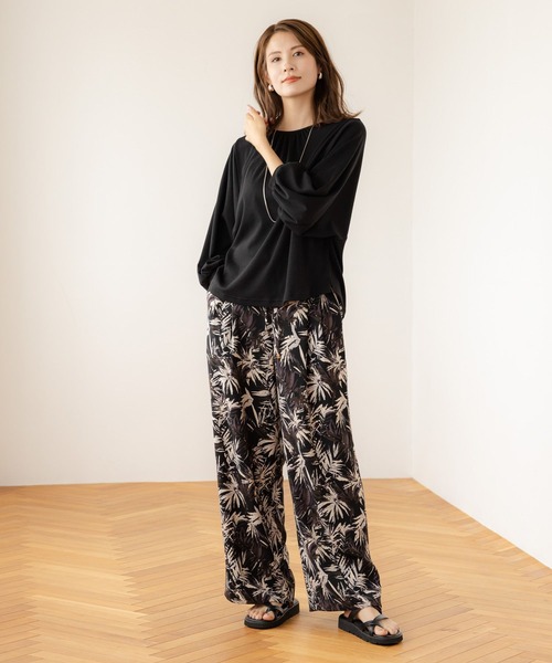 Elura（エルーラ）の「ひやっとタッチブラウス見えTシャツ/138094（Tシャツ/カットソー・レディース・グレー/ブラック/ホワイト/グリーン系その他・LARGE/MEDIUM）」の6枚目の写真