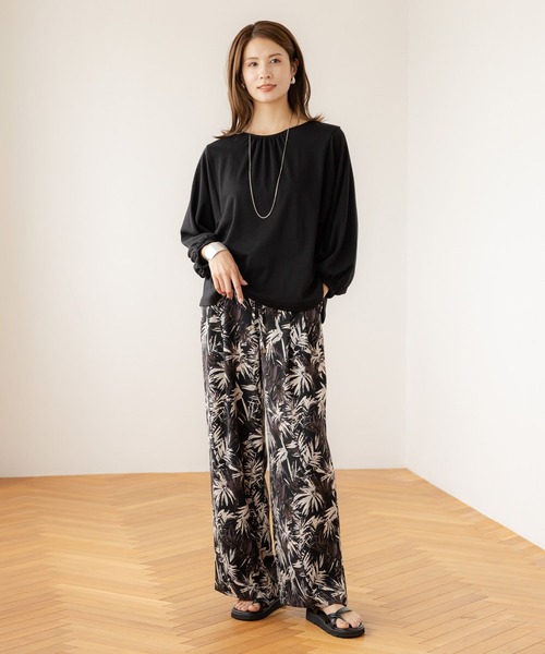 Elura（エルーラ）の「ひやっとタッチブラウス見えTシャツ/138094（Tシャツ/カットソー・レディース・グレー/ブラック/ホワイト/グリーン系その他・LARGE/MEDIUM）」の7枚目の写真