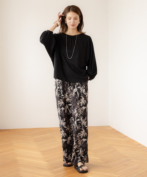 Elura（エルーラ）の「ひやっとタッチブラウス見えTシャツ/138094（Tシャツ/カットソー・レディース・グレー/ブラック/ホワイト/グリーン系その他・LARGE/MEDIUM）」の8枚目の写真