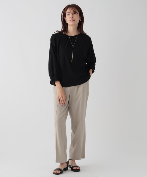 Elura（エルーラ）の「ひやっとタッチブラウス見えTシャツ/138094（Tシャツ/カットソー・レディース・グレー/ブラック/ホワイト/グリーン系その他・LARGE/MEDIUM）」の12枚目の写真