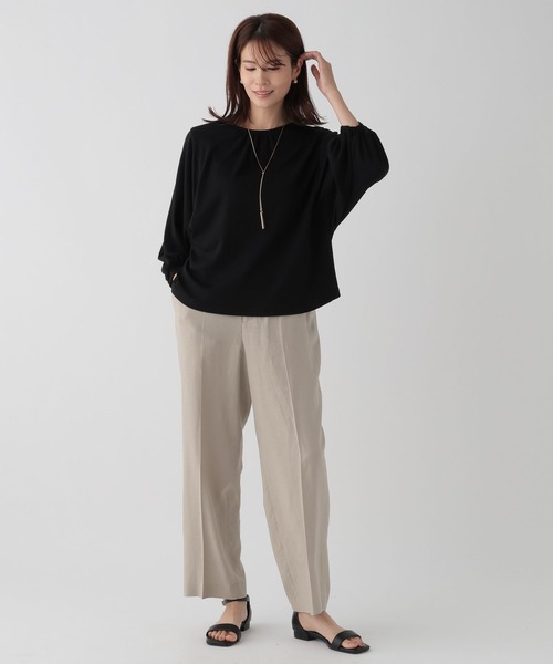 Elura（エルーラ）の「ひやっとタッチブラウス見えTシャツ/138094（Tシャツ/カットソー・レディース・グレー/ブラック/ホワイト/グリーン系その他・LARGE/MEDIUM）」の13枚目の写真