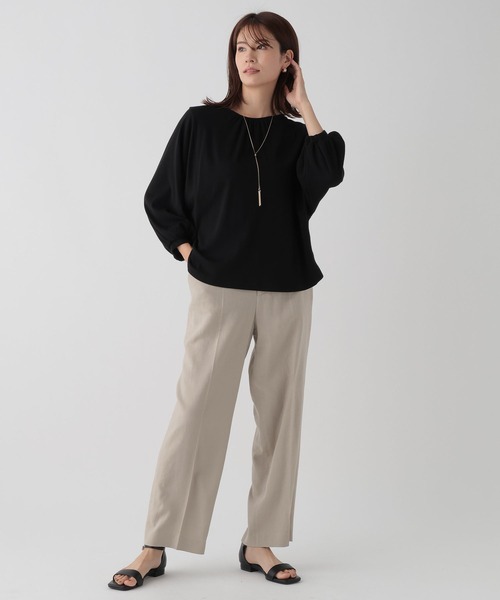 Elura（エルーラ）の「ひやっとタッチブラウス見えTシャツ/138094（Tシャツ/カットソー・レディース・グレー/ブラック/ホワイト/グリーン系その他・LARGE/MEDIUM）」の14枚目の写真