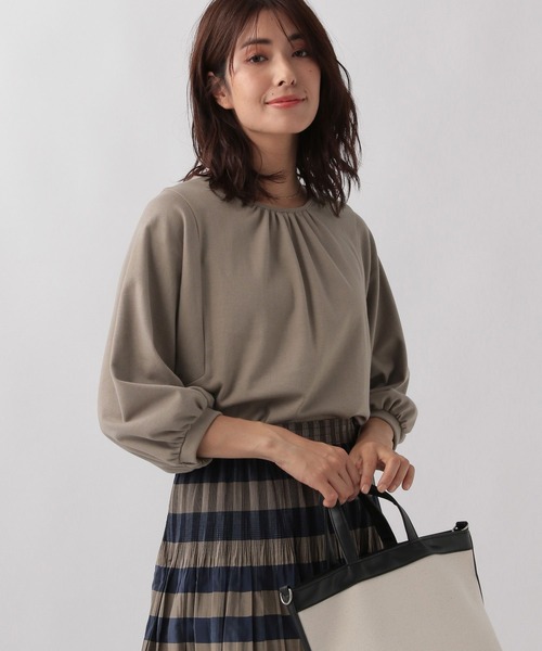 Elura（エルーラ）の「ひやっとタッチブラウス見えTシャツ/138094（Tシャツ/カットソー・レディース・グレー/ブラック/ホワイト/グリーン系その他・LARGE/MEDIUM）」の19枚目の写真