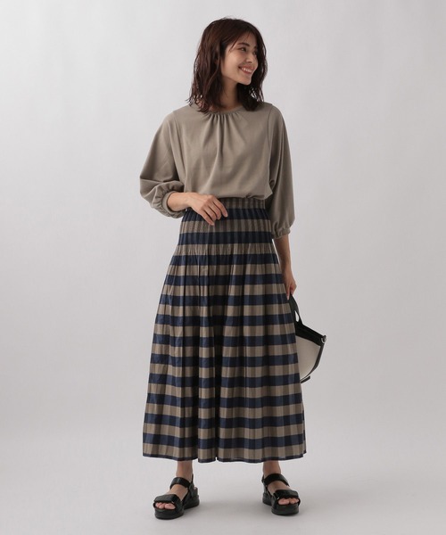 Elura（エルーラ）の「ひやっとタッチブラウス見えTシャツ/138094（Tシャツ/カットソー・レディース・グレー/ブラック/ホワイト/グリーン系その他・LARGE/MEDIUM）」の20枚目の写真