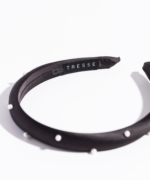 Spick & Span（スピックアンドスパン）の「TRESSE / トレス petite perle serre tete HB14（カチューシャ・レディース・ブラウン・FREE）」の5枚目の写真