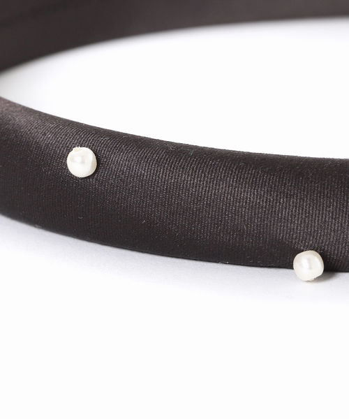 Spick & Span（スピックアンドスパン）の「TRESSE / トレス petite perle serre tete HB14（カチューシャ・レディース・ブラウン・FREE）」の8枚目の写真