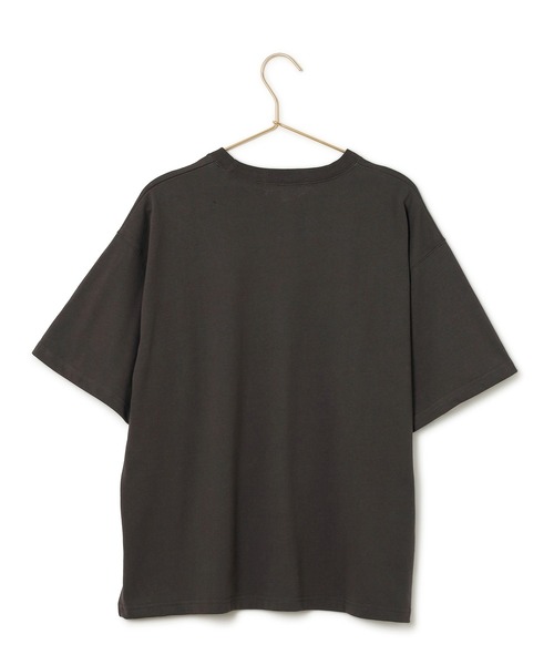 ROPE' PICNIC(ロペピクニック)の「カレッジロゴオーバーTシャツ(Tシャツ/カットソー・レディース・オフホワイト/チャコールグレー/ベージュ系その他3・38)」の6枚目の写真