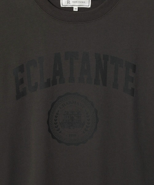 ROPE' PICNIC(ロペピクニック)の「カレッジロゴオーバーTシャツ(Tシャツ/カットソー・レディース・オフホワイト/チャコールグレー/ベージュ系その他3・38)」の10枚目の写真